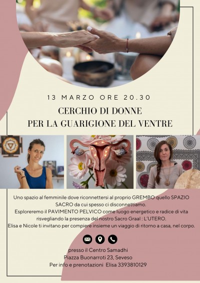 Venerdì 13 Marzo ore 20:45 Cerchio di donne