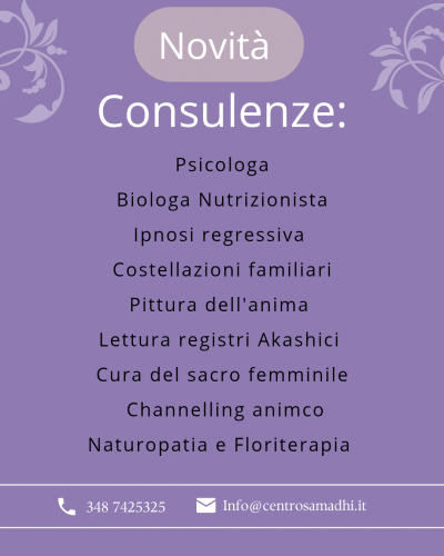 Consulenze e servizi individuali