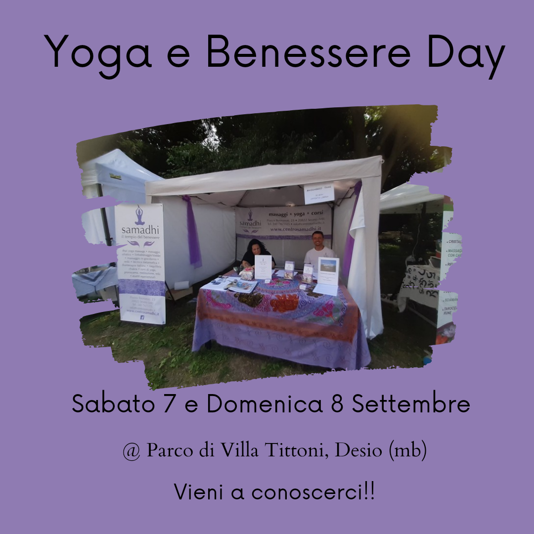 Yoga e Benessere Day 7 - 8 Settembre